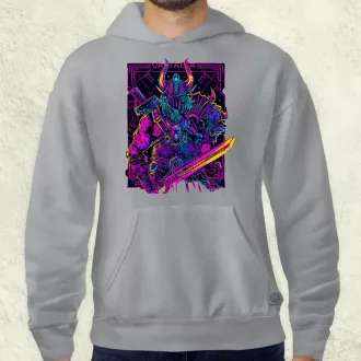 Cyberpunk Viking v2 férfi pulóver