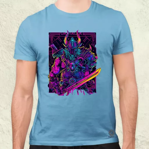 Cyberpunk Viking v2 férfi póló