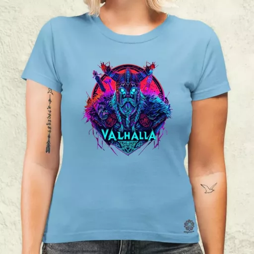Cyberpunk Viking v4 női póló
