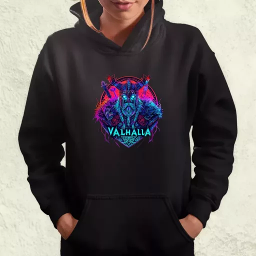 Cyberpunk Viking v4 női pulóver