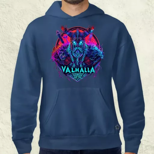 Cyberpunk Viking v4 férfi pulóver