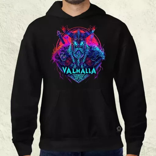 Cyberpunk Viking v4 férfi pulóver