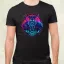 Cyberpunk Viking v4 férfi póló