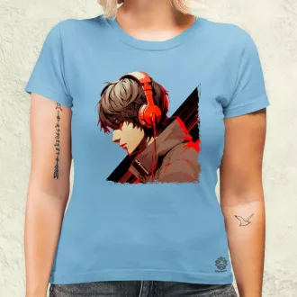 Minimalista Cyberpunk srác v2 női póló
