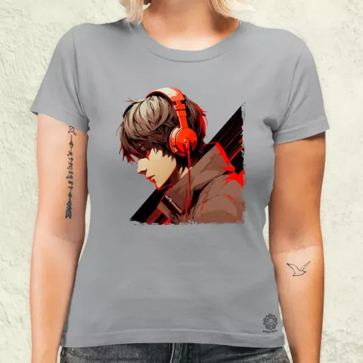 Minimalista Cyberpunk srác v2 női póló