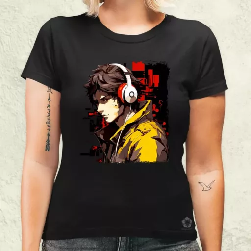 Minimalista Cyberpunk srác v3 női póló