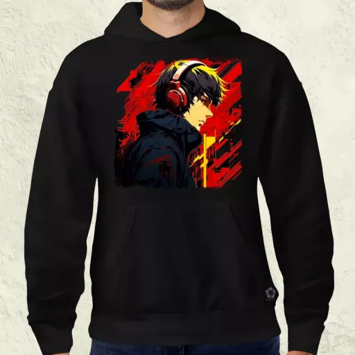 Minimalista Cyberpunk srác v4 férfi pulóver