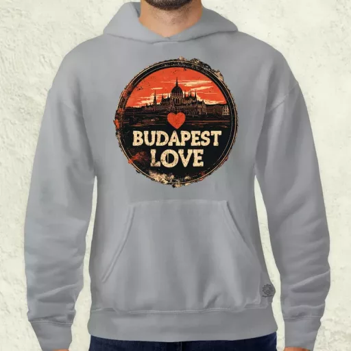 Budapest LOVE v1 férfi pulóver