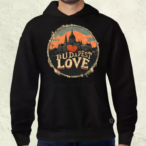 Budapest LOVE v4 férfi pulóver