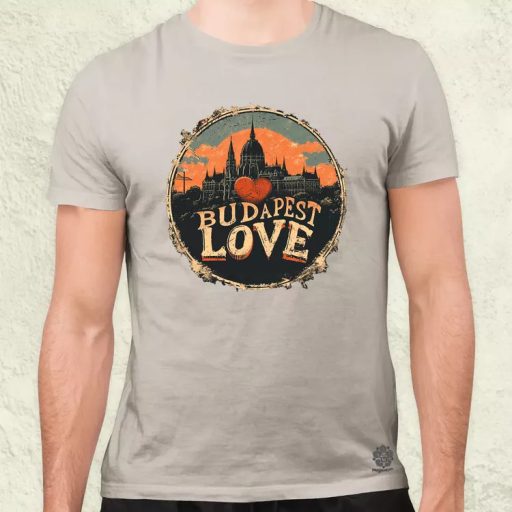 Budapest LOVE v4 férfi póló