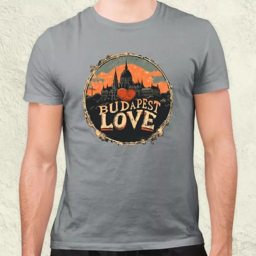 Budapest LOVE v4 férfi póló