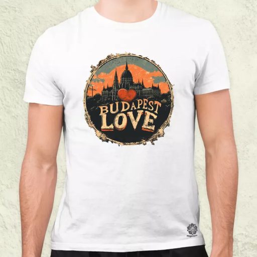 Budapest LOVE v4 férfi póló