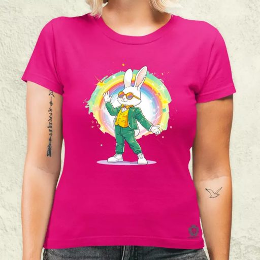 Bűvész nyúl v2 női póló