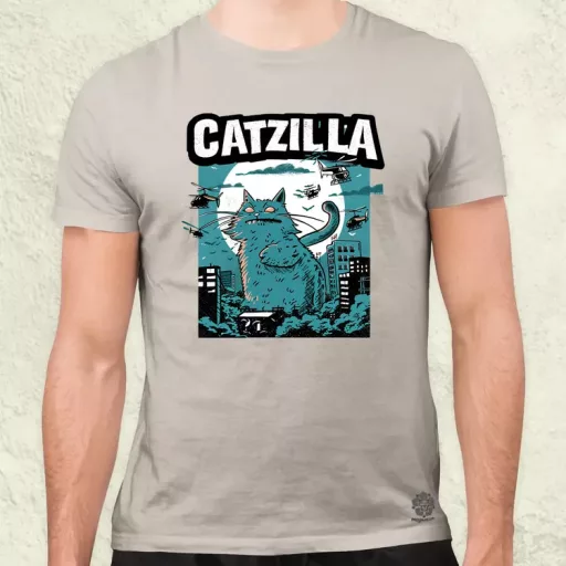 Catzilla v10 férfi póló