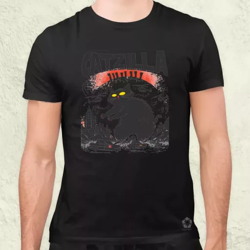 Catzilla v2 férfi póló