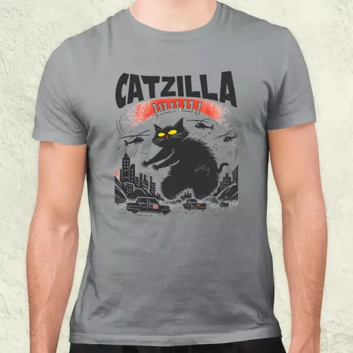 Catzilla v2 férfi póló