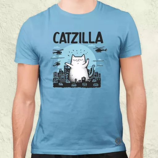 Catzilla v5 férfi póló