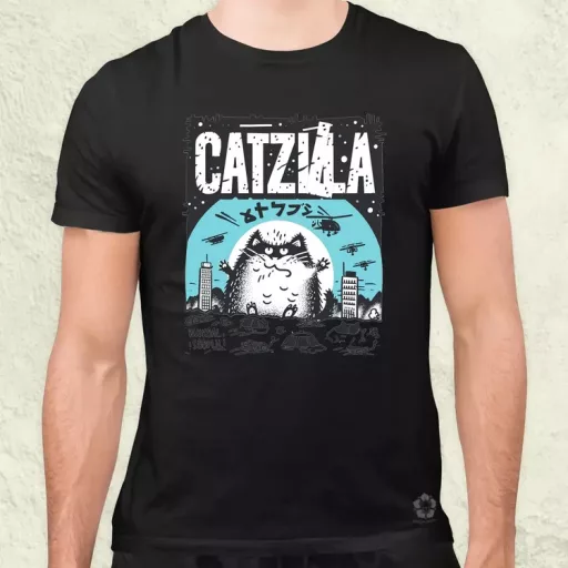 Catzilla v6 férfi póló