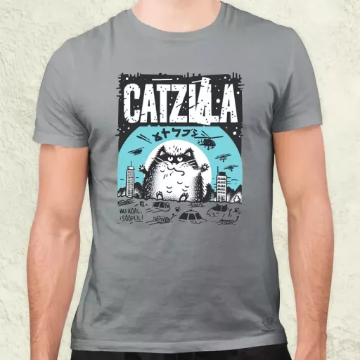 Catzilla v6 férfi póló