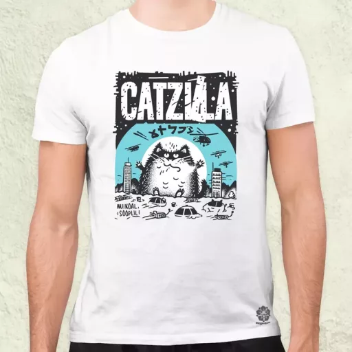 Catzilla v6 férfi póló