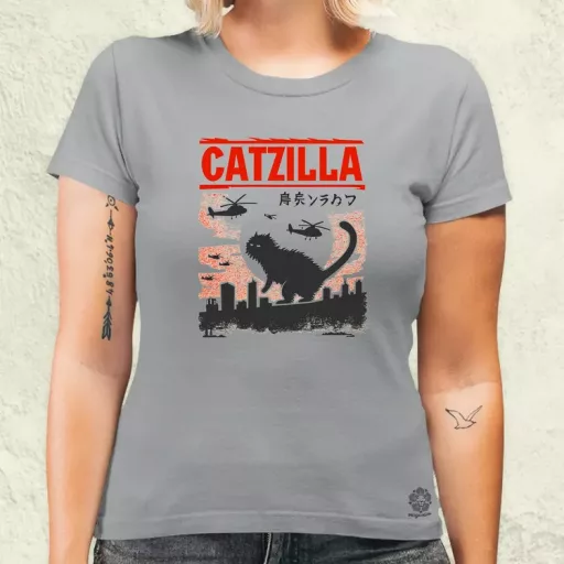 Catzilla v8 női póló