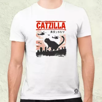 Catzilla v8 férfi póló