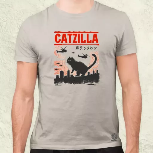 Catzilla v8 férfi póló