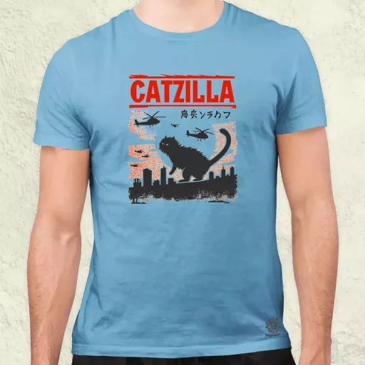 Catzilla v8 férfi póló