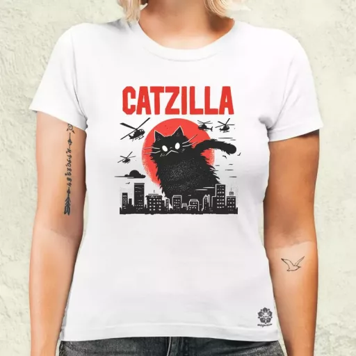 Catzilla v9 női póló
