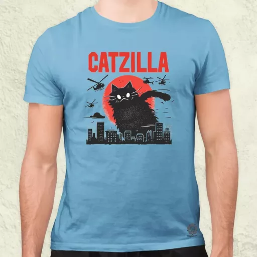 Catzilla v9 férfi póló