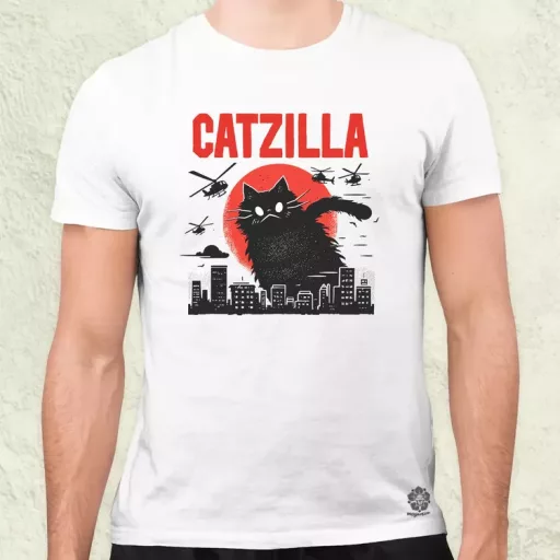 Catzilla v9 férfi póló