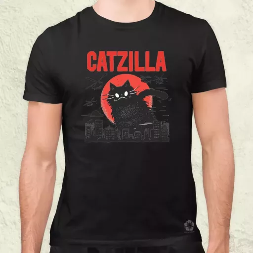Catzilla v9 férfi póló