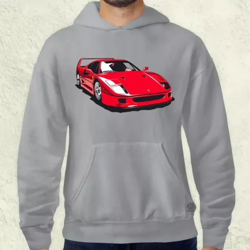 Ferrari F40 rajz v6 férfi pulóver