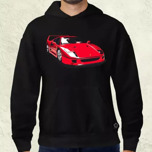 Ferrari F40 rajz v6 férfi pulóver