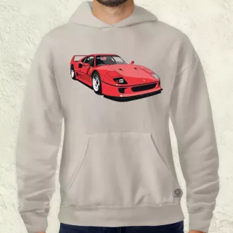 Ferrari F40 rajz v7 férfi pulóver