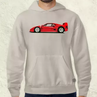 Ferrari F40 rajz v9 férfi pulóver