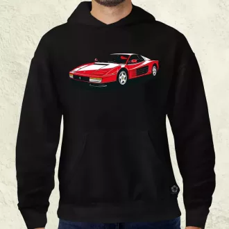 Ferrari Testarossa rajz v10 férfi pulóver