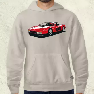 Ferrari Testarossa rajz v10 férfi pulóver