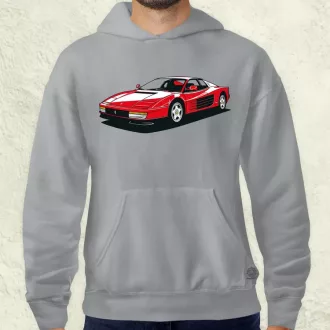 Ferrari Testarossa rajz v10 férfi pulóver