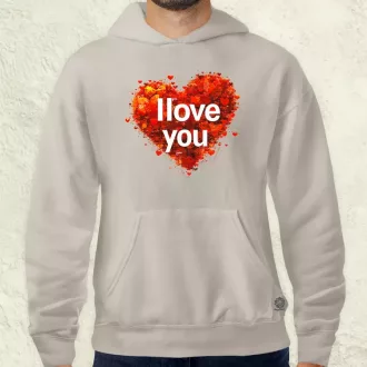 I love U v1 férfi pulóver