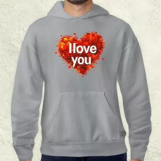 I love U v1 férfi pulóver