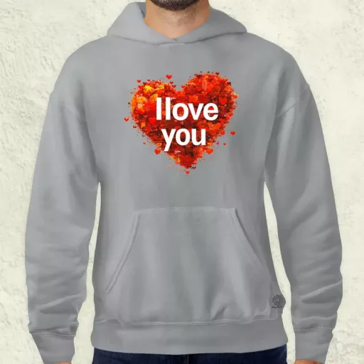 I love U v1 férfi pulóver