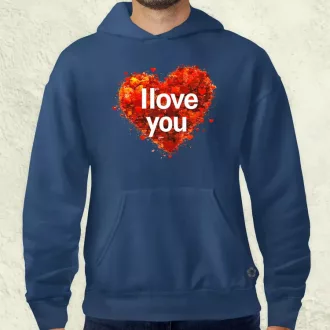 I love U v1 férfi pulóver