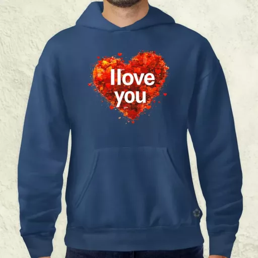 I love U v1 férfi pulóver