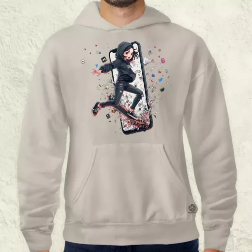Influenszer chibi lány v7 férfi pulóver