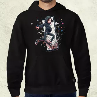 Influenszer chibi lány v7 férfi pulóver