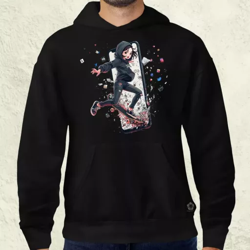 Influenszer chibi lány v7 férfi pulóver