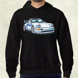 Porsche 911 rajz v7 férfi pulóver