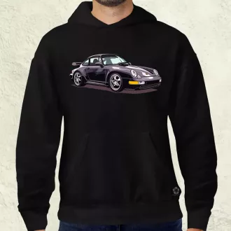 Porsche 911 rajz v8 férfi pulóver