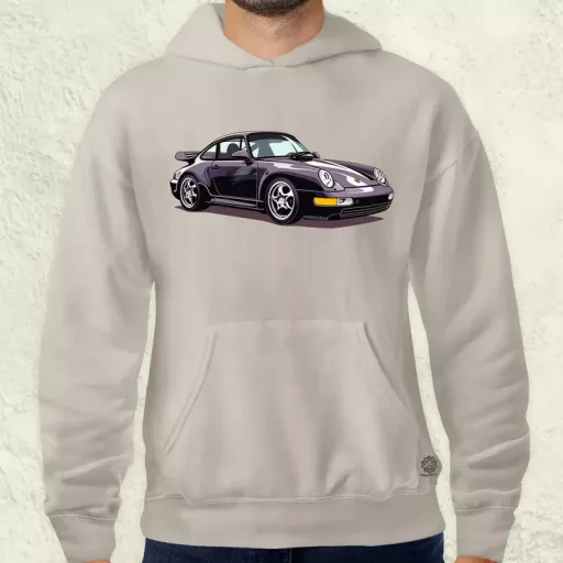 Porsche 911 rajz v8 férfi pulóver